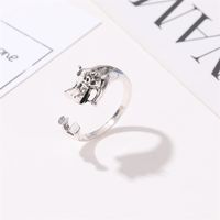 New Ring Retro Hippo Ring Opening Adjustable Finger Ring Cute Animal Ring Wholesale Nihaojewelry main image 6