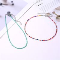 Bohemian Style  Short Necklace Women Ethnic Style Beaded Necklace Colorful Millet Bead Necklace main image 6