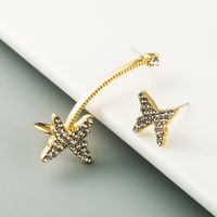 925 Silbern Adel Asymmetrische Schmetterlings Ohr Knöcherle Ohrringe Koreanisches Französisches Design Ohrringe Ohrringe Weibliche Ohrringe main image 5
