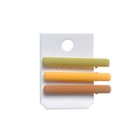 Fresh Color Hairpin Korean Resin Bangs Clip Side Clip Simple Cross Clip Wholesale Nihaojewelry main image 6