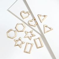 Fashion C Shape Copper No Inlaid Earrings main image 1