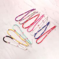 Fashion Casual Style Colored Soft Ceramic Choker Necklace Fashion 6mm Disc Necklace Wholesale Nihaojewelry main image 1
