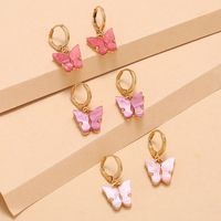 Hot Sale Set Earrings Fashion Simple Retro Shell Butterfly 3-piece Earrings Wholesale Nihaojewelry main image 2
