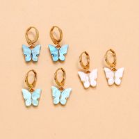 Hot Sale Set Earrings Fashion Simple Retro Shell Butterfly 3-piece Earrings Wholesale Nihaojewelry main image 6