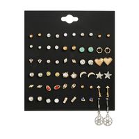 New Hot Sale Earring Set Geometric Shape 30 Pairs Of Earrings Wholesale Nihaojewelry main image 3
