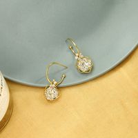 Creative New Design Earrings S925 Silver Needle Earrings Zircon Flower Earrings Wholesale Nihaojewelry main image 4