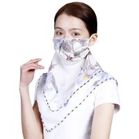 Summer Sunscreen Mask Neck Guard Breathable Sunshade Summer Uv Protection Chiffon Veil Wholesale Nihaojewelry main image 3
