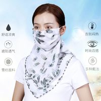 Summer Sunscreen Mask Neck Guard Breathable Sunshade Summer Uv Protection Chiffon Veil Wholesale Nihaojewelry main image 4