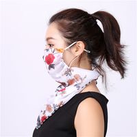 Sunshade Summer Anti-ultraviolet Chiffon Veil Mask Neck Guard Breathable Mask Wholesale Nihaojewelry main image 4