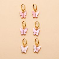 Hot Sale Set Earrings Fashion Simple Retro Shell Butterfly 3-piece Earrings Wholesale Nihaojewelry sku image 1