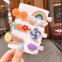Korean Hairpin Color Word Clip Side Clip Small Clip Headdress Hairpin Wholesale Nihaojewelry sku image 2