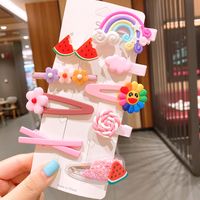 Korean Hairpin Color Word Clip Side Clip Small Clip Headdress Hairpin Wholesale Nihaojewelry sku image 4