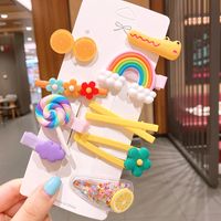 Korean Hairpin Color Word Clip Side Clip Small Clip Headdress Hairpin Wholesale Nihaojewelry sku image 5