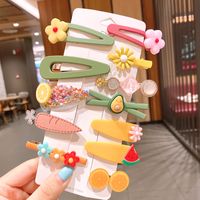 Korean Hairpin Color Word Clip Side Clip Small Clip Headdress Hairpin Wholesale Nihaojewelry sku image 8