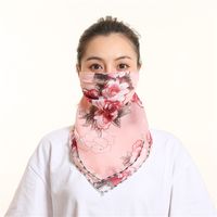 Sunshade Summer Anti-ultraviolet Chiffon Veil Mask Neck Guard Breathable Mask Wholesale Nihaojewelry sku image 28
