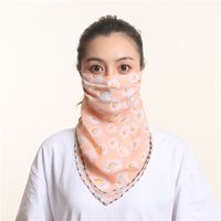 Sunshade Summer Anti-ultraviolet Chiffon Veil Mask Neck Guard Breathable Mask Wholesale Nihaojewelry sku image 22