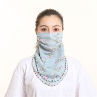 Sunshade Summer Anti-ultraviolet Chiffon Veil Mask Neck Guard Breathable Mask Wholesale Nihaojewelry sku image 29