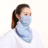 Sunshade Summer Anti-ultraviolet Chiffon Veil Mask Neck Guard Breathable Mask Wholesale Nihaojewelry sku image 27
