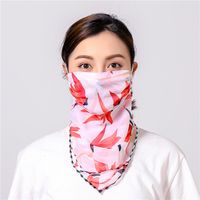 Vollgesicht-sonnenschutz Sommer Uv-schutz Chiffon-schleier Sommer-sonnenschutz Maske Frauen-nackens Chutz Gesicht Dünne Atmungsaktive Maske sku image 1