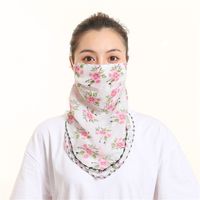 Summer Sunscreen Mask Neck Guard Breathable Sunshade Summer Uv Protection Chiffon Veil Wholesale Nihaojewelry sku image 23