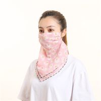 Summer Sunscreen Mask Neck Guard Breathable Sunshade Summer Uv Protection Chiffon Veil Wholesale Nihaojewelry sku image 28