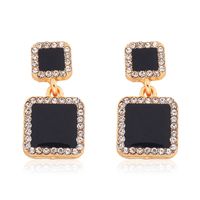 New Five-pointed Star Flashing Diamond Earrings Geometric Long Earrings Wholesale Nihaojewelry sku image 1