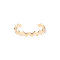 Roman Numeral Open Bracelet Fashion Style Women's Gold Hollow Geometric Irregular Bracelet Jewelry Wholesale Nihaojewelry sku image 11