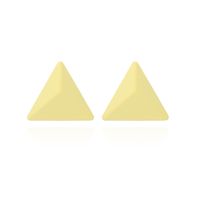 New Style Purple Geometric Triangle Earrings Summer Bright Temperament Earrings Wholesale Nihaojewelry sku image 1