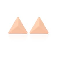 New Style Purple Geometric Triangle Earrings Summer Bright Temperament Earrings Wholesale Nihaojewelry sku image 4