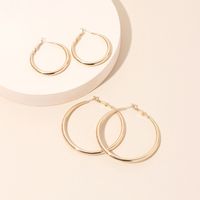 New Trendy Ear Hoop Earrings Feminine Ring Exaggerated Large Hoop Earrings Wholesale Nihaojewelry main image 1