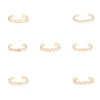 Roman Numeral Open Bracelet Fashion Style Women's Gold Hollow Geometric Irregular Bracelet Jewelry Wholesale Nihaojewelry main image 2