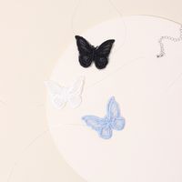 Transparent Fish Line Butterfly Collar Simple Lace Fairy Clavicle Necklace Fashion Women Chocker Necklace main image 2