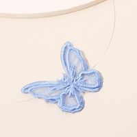Transparent Fish Line Butterfly Collar Simple Lace Fairy Clavicle Necklace Fashion Women Chocker Necklace main image 5