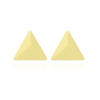 New Style Purple Geometric Triangle Earrings Summer Bright Temperament Earrings Wholesale Nihaojewelry main image 3