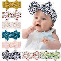 Printing Children's Bow Headband Foreign Trade Children's Jewelry Wholesale Baby Bow Headband Wholesale main image 1