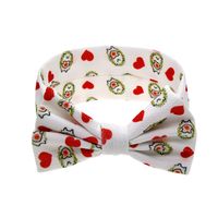 Printing Children's Bow Headband Foreign Trade Children's Jewelry Wholesale Baby Bow Headband Wholesale main image 6