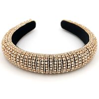 Hot Sale Fashion Exquisite Baroque Full Diamond Four-color Luxury Headband Catwalk Hair Accessories Nihaojewelry main image 5