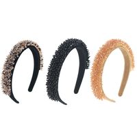 Hot Sale Headband Fashion Trend Baroque Hair Accessories Hand-sewn Glass Beads Wholesale Nihaojewelry main image 1