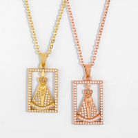 Retro Fashion Popular Geometric Virgin Diamond Pendant Accessories Wholesale Nihaojewelry main image 1