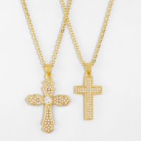 Fashion Cross Necklace Hot Selling Jewelry Cross Pendant Necklace Wholesale Nihaojewelry main image 2