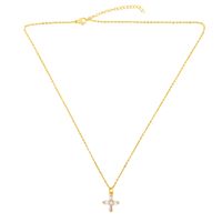 Hot Sale Jewelry Micro Inlaid Zircon Cross Pendant Necklace Demon Eye Necklace Wholesale Nihaojewelry main image 5