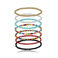 Creative And Fashionable Jewelry Bohemian Style Rice Bead Set Bracelet Color Jewelry Wholesale Nihaojewelry main image 3