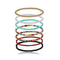 Europäische Und Amerikanische Kreative Mode Grenz Überschreitende Accessoires Bohemian Stil Reis Perlen Anzug Armband Persönlichkeit Farbe Schmuck main image 3