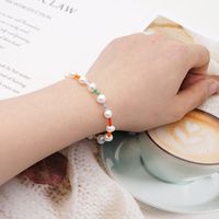 Korean Style Simple Baroque Natural Beautiful Pearl Rice Bead Bracelet Wholesale Nihaojewelry main image 3