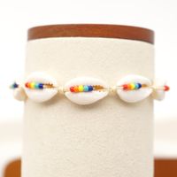 Rainbow Beads Woven Small Bracelet Beach Natural Shell Handmade Small Jewelry Wholesale Nihaojewelry main image 6