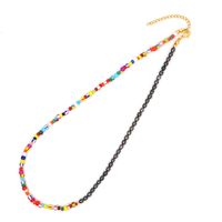 Ethnic Style Rainbow Beads Pearls Natural Pearl Necklace Bohemian Beach Style Necklace Wholesale Nihaojewelry main image 4