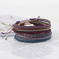 Simple Style Letter Pu Leather No Inlaid Women's Bracelets main image 1