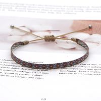 Simple Style Letter Pu Leather No Inlaid Women's Bracelets main image 4