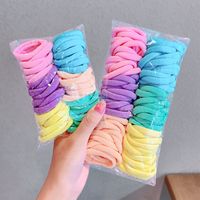 Korean Candy Color Towel Hair Ring Combination Set Simple And Versatile Rubber Band Hair Headdress Wholesale Nihaojewelry main image 5
