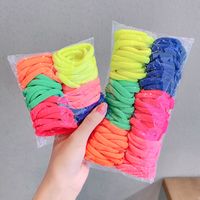 Korean Candy Color Towel Hair Ring Combination Set Simple And Versatile Rubber Band Hair Headdress Wholesale Nihaojewelry main image 1